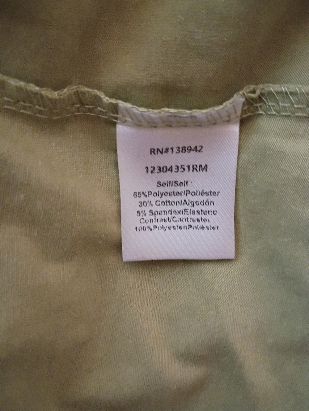 On 12th Sage Green Top NWT - Picture 8 of 8
